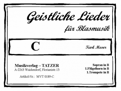 Geistliche Lieder fr Blasmusik, Heft C - klik hier