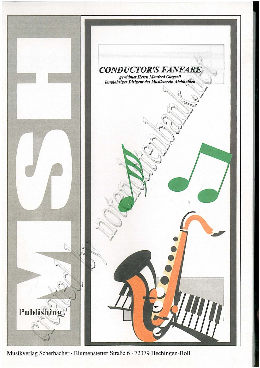 Conductor's Fanfare - klik hier Conductor's Fanfare - klik hier