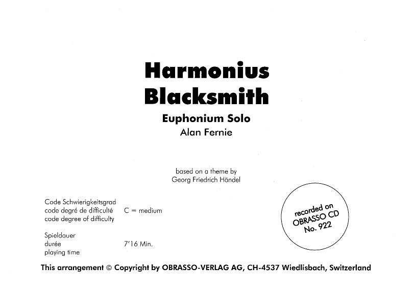 Harmonious Blacksmith, The - klik hier