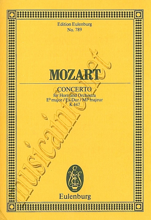 Concerto for Horn and Orchestra #3 Es-Dur - klik hier Concerto for Horn and Orchestra #3 Es-Dur - klik hier