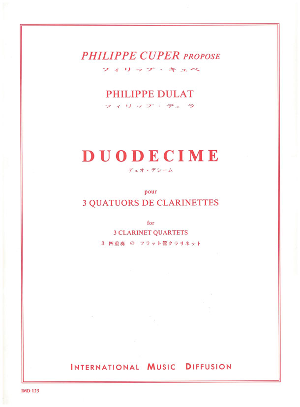 Duodecime, conducteur et parties - klik hier