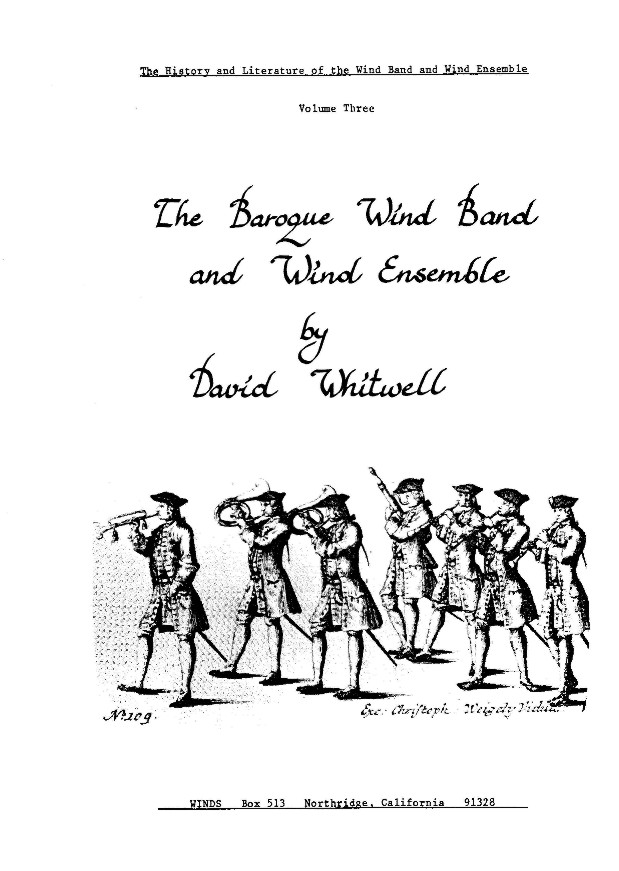 Baroque Wind Band and Wind Ensemble, The #3 - klik hier