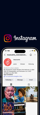 Musicainfo Instagram - Klik hier