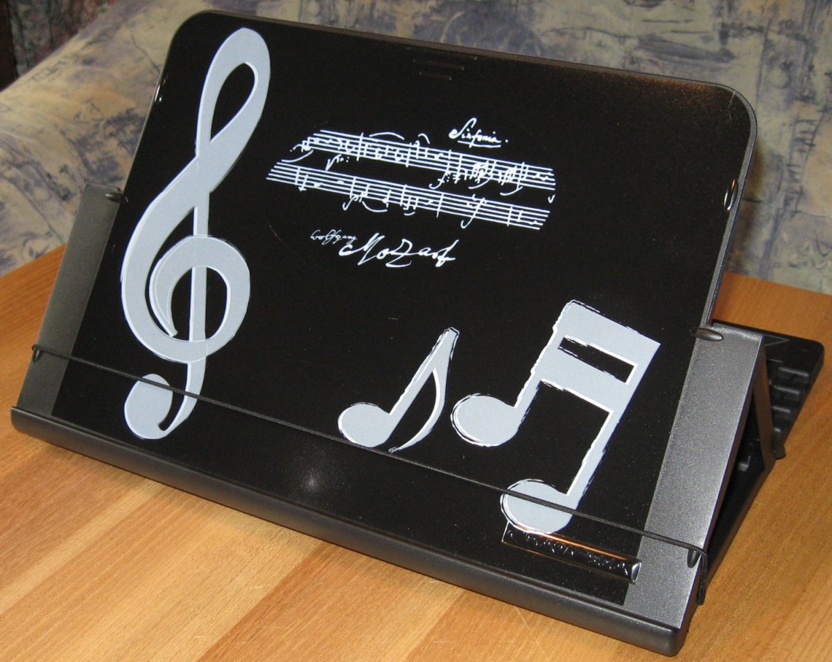 Porta-Book Mozart, schwarz/black - klik hier