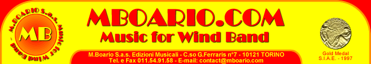 M.Boario S.a.s. Edizioni Musicali - klik hier